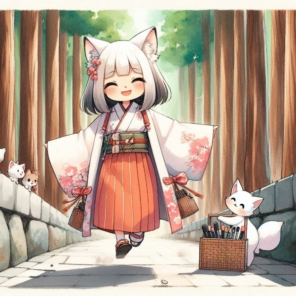 👘🦊