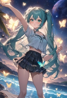 歌姫の見る夢　宇宙と蝶の舞う海辺