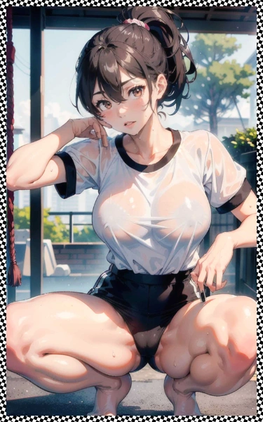 巨乳ブルマ＆体操服　Big Tits Bloomers & Gym unifoom.