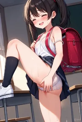 先生、おしっこ漏らしちゃった♡