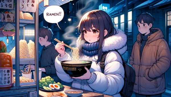 深夜に食べるラーメンは格別
