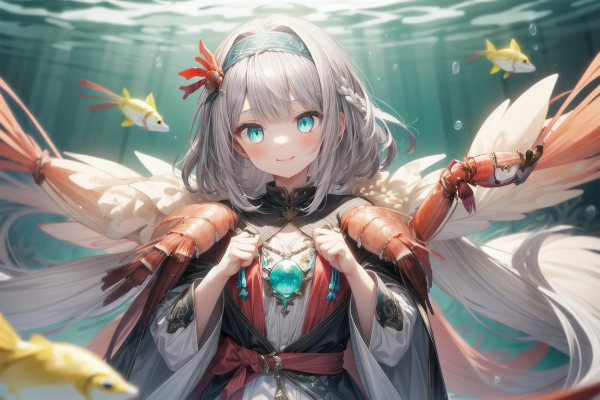 エビで作った衣装