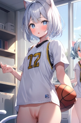 バスケにゃんこ