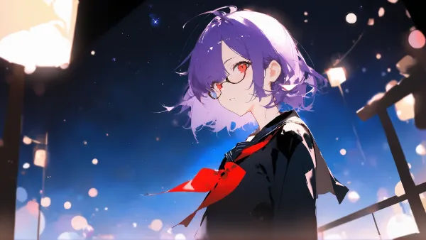 夜の光