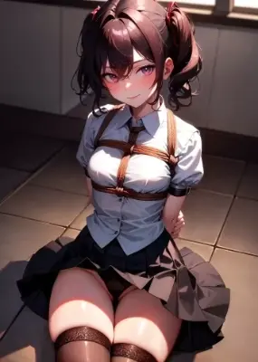 放課後着衣緊縛