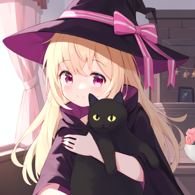 黒猫と魔女っ子ちゃん
