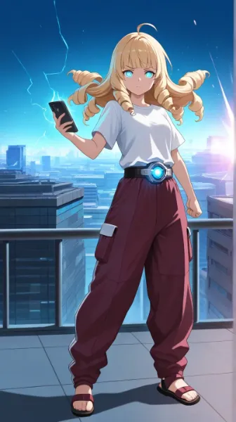 へん・しん！ですわ！