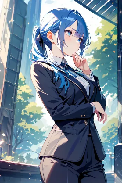 奥方様と謎の女性（ＪＳちゃん）