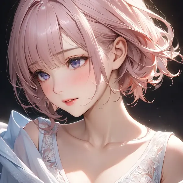 柔らかな光に包まれた少女