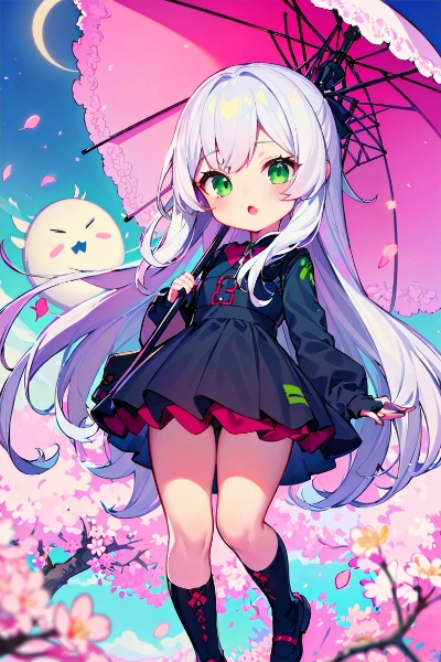 桜が散ってしまいますわ