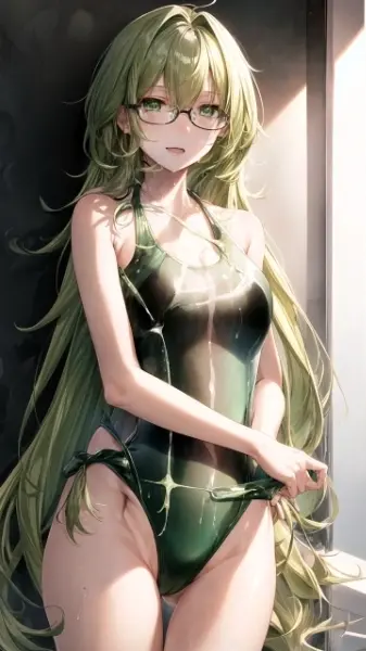 緑髪のお姉さん