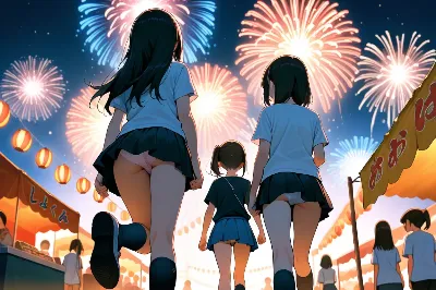 打ち上げ花火、下から見るか、下から見るか