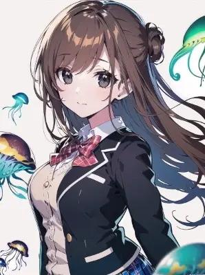 #224 茶髪少女