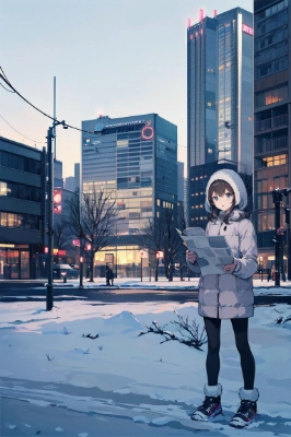 こんな所で立ち読み？