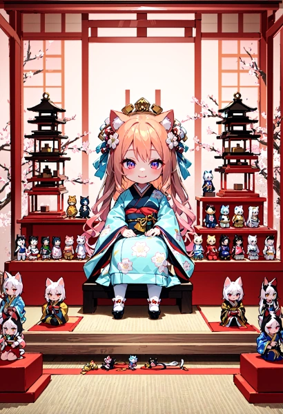 ひな祭り記念撮影