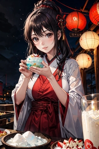 かき氷ビュッフェ