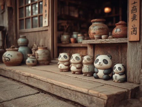 これがあの有名なタヌキの置物か