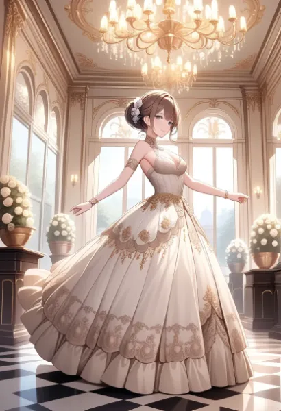優雅な舞踏会の姫