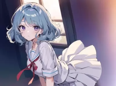 #78 青髪少女