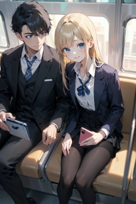 通学中