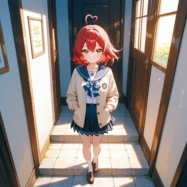 「今日ちょっと髪結んでみたんだけど、どうかな？」