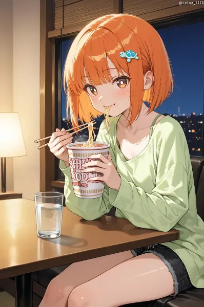 ラーメン食べてるやつ