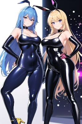 ぴっちりラバースーツの盗賊たち