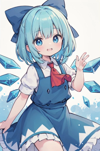 ドヤ顔？してるチルノ