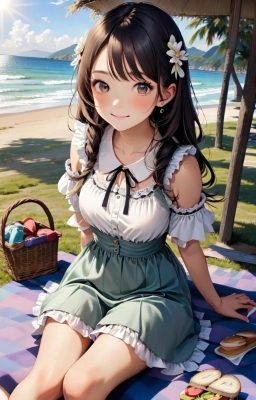 海辺のピクニック