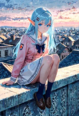 そっと触れた夕暮れの端