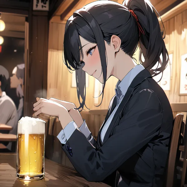 仕事帰りに一杯