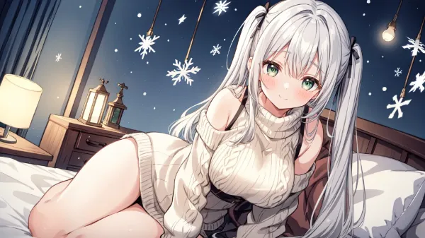 雪降る夜の甘い囁き