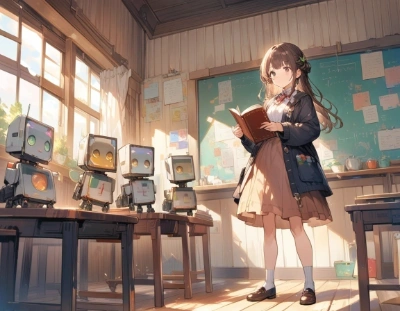 ロボットたちの先生