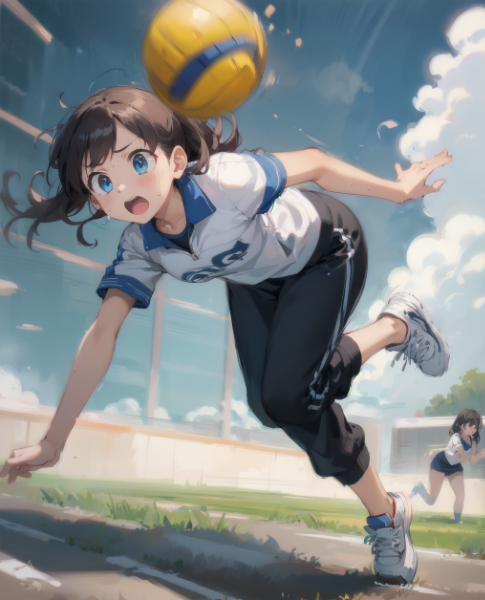 ジャージ少女とドッジボール！５