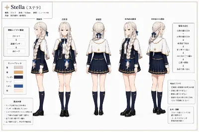 設定資料　ステラ・ソレア　制服