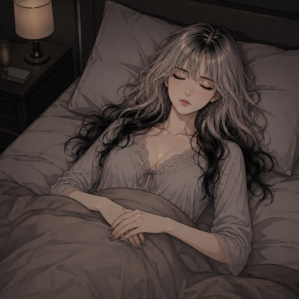おやすみ🌙（レージュちゃん）