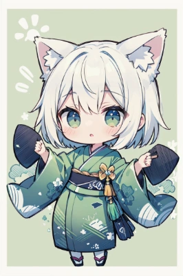 ねこみみ着物っ子