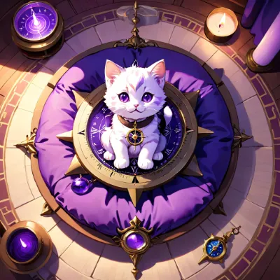 紫眸の星詠み猫