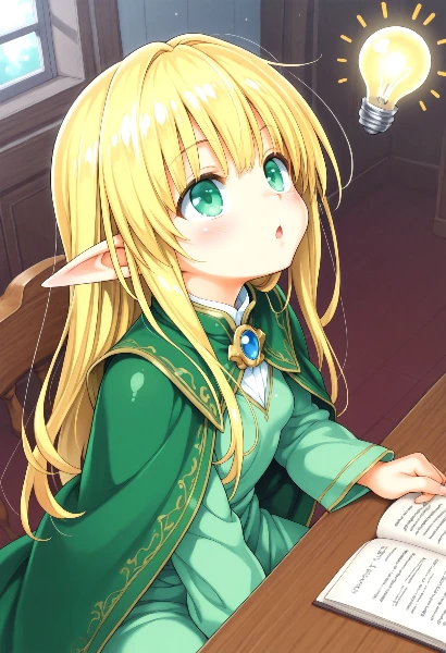 「ひらめいた！」
