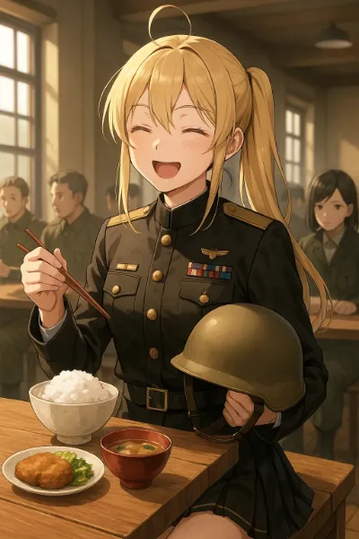 ブロント少尉、戦術的寝ぐせ対策