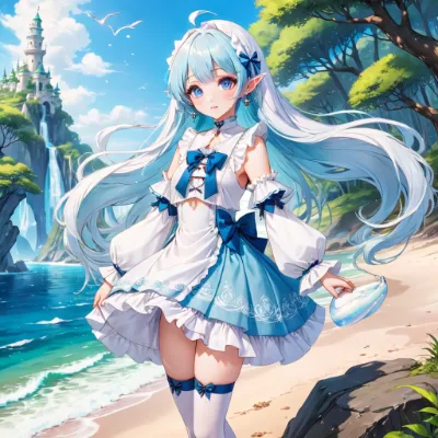 朝の海岸