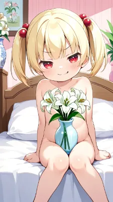 花瓶と少女