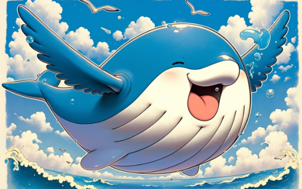 クジラは大空を翔る