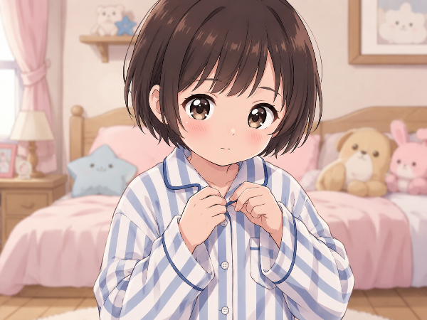 上手にボタン留められるかな？