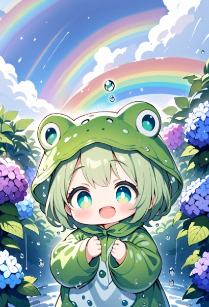 カエルのレインコート