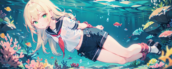 古式泳法の訓練