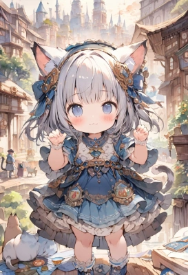 猫耳娘。