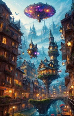 異世界に出現したUFO