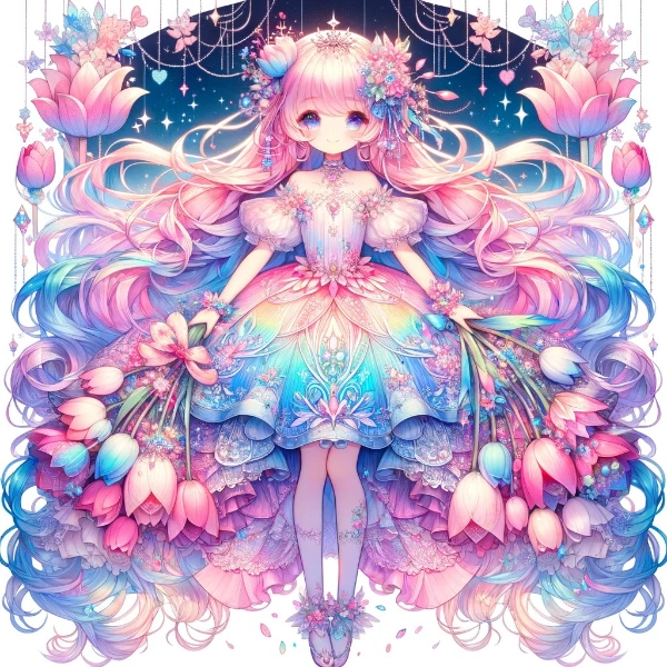 チューリップなど（お題：花びら）