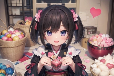 夢のようですお菓子の山